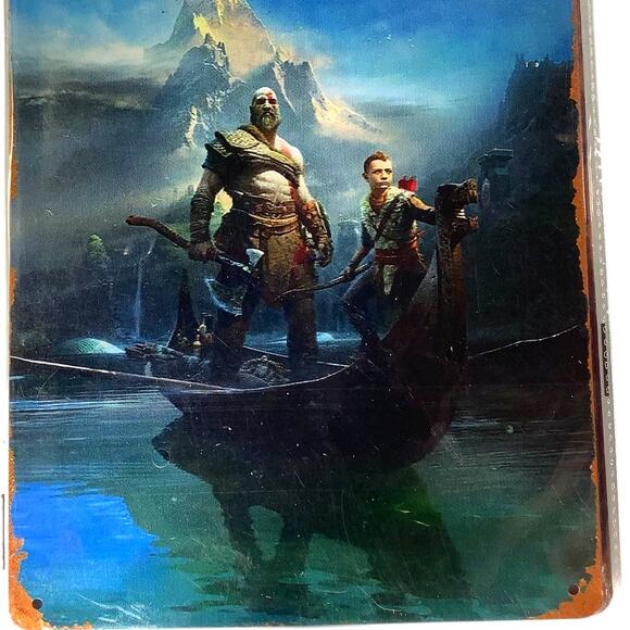 God of War, 8" x 12" Vintage Metal Poster - Picture 2 of 5